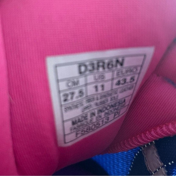 Onitsuka Tiger Ult-Racer by Asics Blue and Pink Woman’s Size 11 - Picture 6 of 9